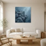 Premium Wall Art Kare Html Edition – UNDERWATER2806027 styled in a refined neutral interior