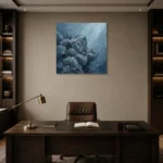 Premium Wall Art Kare Html Edition – UNDERWATER2806027 displayed in a contemporary gallery-inspired room