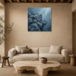 Premium Wall Art Kare Html Edition – UNDERWATER2806027 presented in a sophisticated home setting