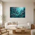 Premium Wall Art Yatay Html Edition – UNDERWATER2806030 styled in a refined neutral interior