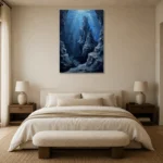 Premium Wall Art Dikey Html Edition – UNDERWATER2806031 showcased in an elegant minimalist interior