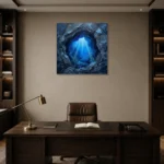 Premium Wall Art Kare Html Edition – UNDERWATER2806034 displayed in a contemporary gallery-inspired room