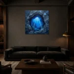 Premium Wall Art Kare Html Edition – UNDERWATER2806034 shown in a warm modern interior