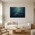 Premium Wall Art Yatay Html Edition – UNDERWATER2806038 styled in a refined neutral interior