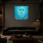 Premium Wall Art Kare Html Edition – UNDERWATER2806043 shown in a warm modern interior