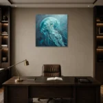Premium Wall Art Kare Html Edition – UNDERWATER2806045 displayed in a contemporary gallery-inspired room