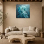 Premium Wall Art Kare Html Edition – UNDERWATER2806045 presented in a sophisticated home setting