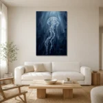 Premium Wall Art Dikey Html Edition – UNDERWATER2806049 styled in a refined neutral interior