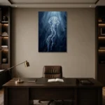 Premium Wall Art Dikey Html Edition – UNDERWATER2806049 displayed in a contemporary gallery-inspired room