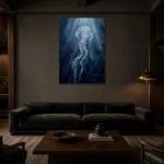 Premium Wall Art Dikey Html Edition – UNDERWATER2806049 shown in a warm modern interior