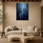 Premium Wall Art Dikey Html Edition – UNDERWATER2806049 presented in a sophisticated home setting
