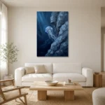 Premium Wall Art Dikey Html Edition – UNDERWATER2806051 styled in a refined neutral interior