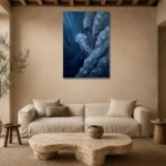 Premium Wall Art Dikey Html Edition – UNDERWATER2806051 presented in a sophisticated home setting