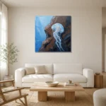 Premium Wall Art Kare Html Edition – UNDERWATER2806053 styled in a refined neutral interior