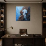 Premium Wall Art Kare Html Edition – UNDERWATER2806053 displayed in a contemporary gallery-inspired room