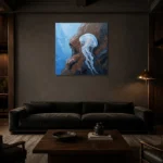 Premium Wall Art Kare Html Edition – UNDERWATER2806053 shown in a warm modern interior