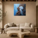 Premium Wall Art Kare Html Edition – UNDERWATER2806053 presented in a sophisticated home setting