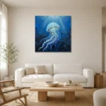 Premium Wall Art Kare Html Edition – UNDERWATER2806054 styled in a refined neutral interior