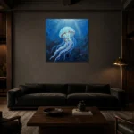 Premium Wall Art Kare Html Edition – UNDERWATER2806054 shown in a warm modern interior