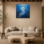 Premium Wall Art Kare Html Edition – UNDERWATER2806054 presented in a sophisticated home setting