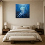 Premium Wall Art Kare Html Edition – UNDERWATER2806054 showcased in an elegant minimalist interior