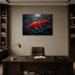 Premium Wall Art Yatay Html Edition – UNDERWATER2806055 displayed in a contemporary gallery-inspired room