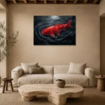 Premium Wall Art Yatay Html Edition – UNDERWATER2806055 presented in a sophisticated home setting