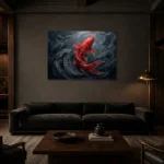 Premium Wall Art Yatay Html Edition – UNDERWATER2806057 shown in a warm modern interior