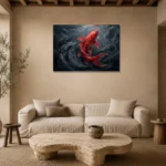 Premium Wall Art Yatay Html Edition – UNDERWATER2806057 presented in a sophisticated home setting