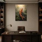 Premium Wall Art Dikey Html Edition – UNDERWATER2806058 displayed in a contemporary gallery-inspired room