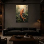 Premium Wall Art Dikey Html Edition – UNDERWATER2806058 shown in a warm modern interior