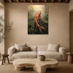 Premium Wall Art Dikey Html Edition – UNDERWATER2806058 presented in a sophisticated home setting