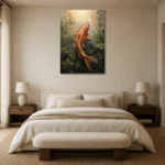 Premium Wall Art Dikey Html Edition – UNDERWATER2806058 showcased in an elegant minimalist interior