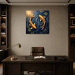 Premium Wall Art Kare Html Edition – UNDERWATER2806061 displayed in a contemporary gallery-inspired room