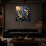 Premium Wall Art Kare Html Edition – UNDERWATER2806061 shown in a warm modern interior