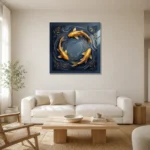 Premium Wall Art Kare Html Edition – UNDERWATER2806063 styled in a refined neutral interior