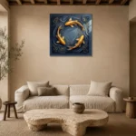 Premium Wall Art Kare Html Edition – UNDERWATER2806063 presented in a sophisticated home setting