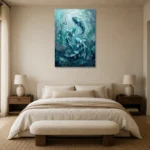Premium Wall Art Dikey Html Edition – UNDERWATER2806069 showcased in an elegant minimalist interior