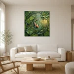 Premium Wall Art Kare Html Edition – UNDERWATER2806072 styled in a refined neutral interior