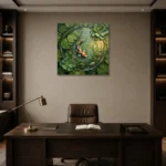 Premium Wall Art Kare Html Edition – UNDERWATER2806072 displayed in a contemporary gallery-inspired room