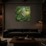 Premium Wall Art Kare Html Edition – UNDERWATER2806072 shown in a warm modern interior