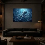 Premium Wall Art Yatay Html Edition – UNDERWATER2806073 shown in a warm modern interior