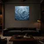 Premium Wall Art Kare Html Edition – UNDERWATER2806081 shown in a warm modern interior