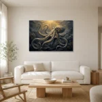 Premium Wall Art Yatay Html Edition – UNDERWATER2806082 styled in a refined neutral interior
