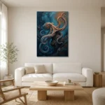 Premium Wall Art Dikey Html Edition – UNDERWATER2806086 styled in a refined neutral interior