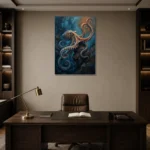 Premium Wall Art Dikey Html Edition – UNDERWATER2806086 displayed in a contemporary gallery-inspired room