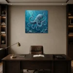 Premium Wall Art Kare Html Edition – UNDERWATER2806088 displayed in a contemporary gallery-inspired room