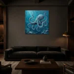 Premium Wall Art Kare Html Edition – UNDERWATER2806088 shown in a warm modern interior