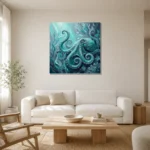 Premium Wall Art Kare Html Edition – UNDERWATER2806089 styled in a refined neutral interior