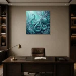 Premium Wall Art Kare Html Edition – UNDERWATER2806089 displayed in a contemporary gallery-inspired room